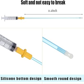 Dog Artificial Insemination Kit for Small/Medium Pets, Disposable | Sterile Single-Use Breeding Kit. Prevents Cross-Contamination. Includes Catheter & Syringe. Fits Small/Medium Breeds,5-Pack