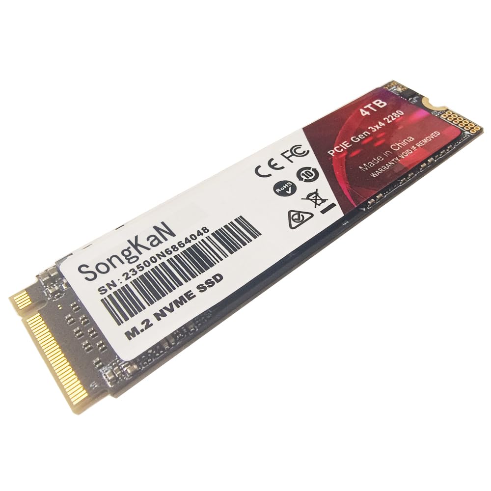 Amazon.com: 4TB SSD,內部硬碟,內部固態硬碟M.2 PCLE NVME 最大速度