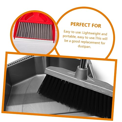 Image of 2Pcs Soft Beading Plastic Stripping Plastic Dustpan Plastic Lip Broom Garbage Shovel Scrub Dustpan Plastic Lip Replacement Adhesive Strip Finishing