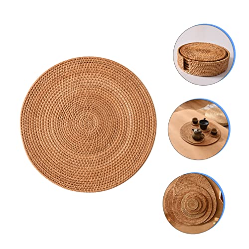 Set de table en rotin COLLBATH isolant et élégant pour repas chic - 3