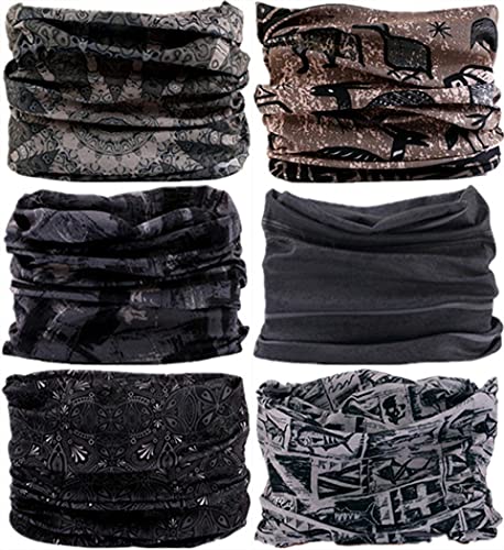 VANCROWN Head Wrap Headband Headwear Neck Gaiter Face Mask Magic Scarf Balaclava Bandana