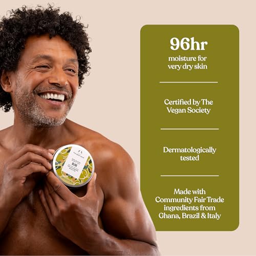 Image of The Body Shop Body Butter | 96hr Nourishing Moisture for Dry Skin | Non-Greasy with Shea Butter for Smoother Softer Skin, Vegan, 200 ml / 6.4 oz