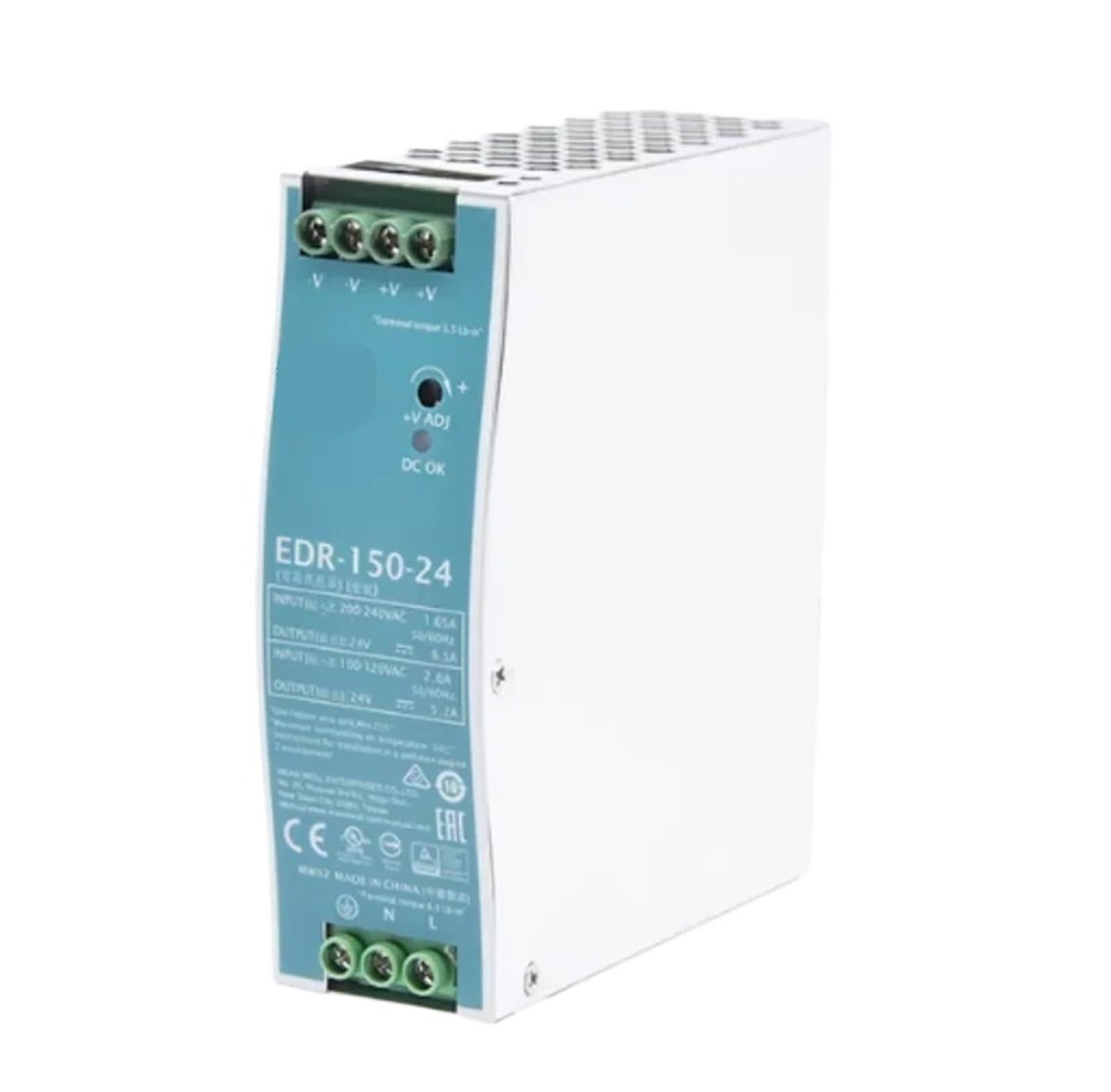 SJJBVPYX EDR-150 150W Single Output Industrial Power Supply EDR-150-24