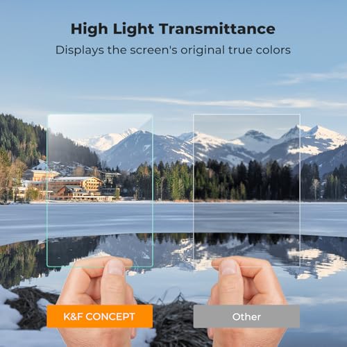 Image of K&F CONCEPT 3 pcs Screen Protector Compatible with Fujifilm XE5 XM5 Camera, 0.3mm 9H Hardness Tempered Glass Cover Anti-Scratch Bubble-Free & Hot Shoe Cover