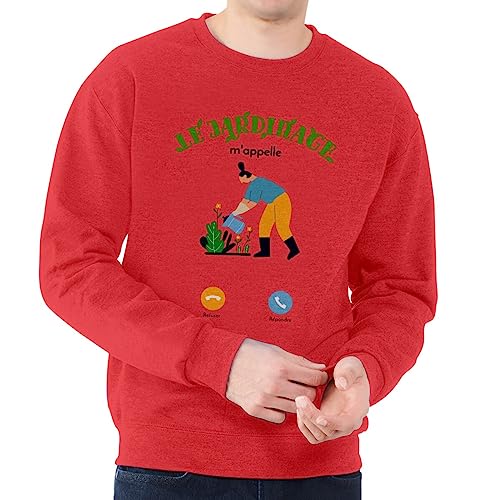 Sweat Homme Le Jardinage m'appelle | Pull Confortable Maison