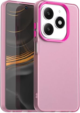 Case for Tecno Spark 20, Anti-Scratch & Non-Yellowing, Military Grade Protection, Frosted Translucent Shockproof Protective Phone Case Compatible with Tecno Spark 20 B