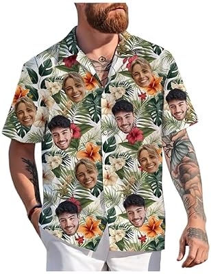 Custom Hawaiian Shirt with Multiple Faces — WorthItGoods worth-buying pick