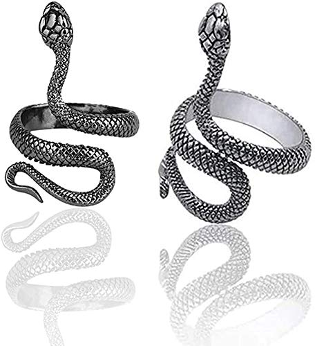 Topstylehouse 2 anillos de serpiente ajustables Cover