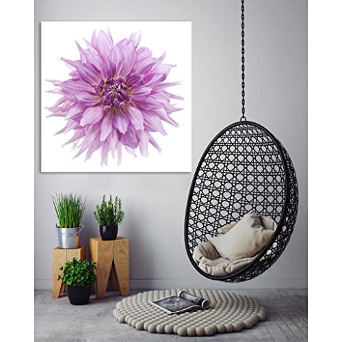 Tableau fleurs luminescent DCF039-1 en toile 80x80cm - 3