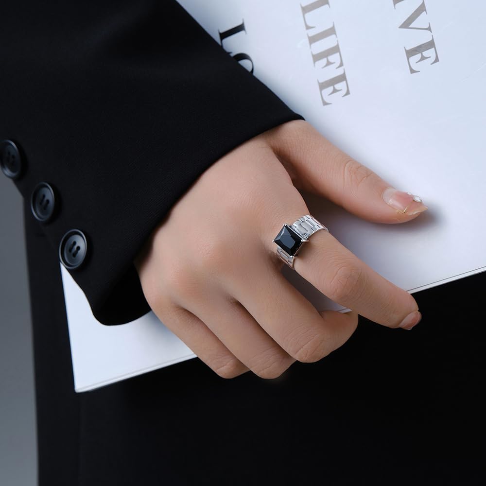 NONNYL Ring for Women Jewelry rings Gifts S925 Sterling Silver Ring Gifts for Wife Mom Girlfriend, Anniversary Birthday Fine Jewelry Gifts for Her NO11525