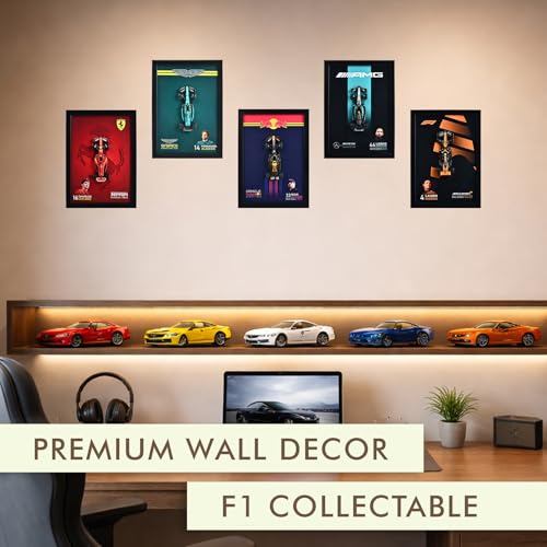 Image of CodersParadise 3D F1 Racing Wall Art Frame - AMR23 Inspired Green Open Wheel Formula Race Car Model Display - Motorsport Decor for Bedroom Office Garage Man Cave - Racing Gift for Men, Car Enthusiasts & Formula Fans Premium Collectible