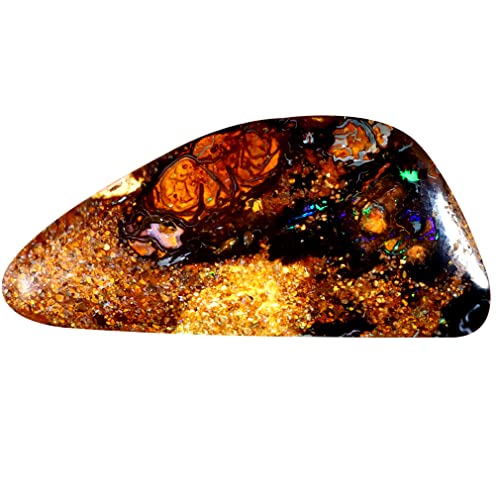 Opale Boulder d'Australie 13.98 ct de forme poire cabochon pour haute joaillerie