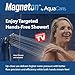 Magnetic Docking Go-Anywhere Wall Bracket for Magneton Hand Shower & Combo Systems - Instant & Secure Tool Free Mount on Any Bath Tile, Tub, Glass Door Surface - Top American Brand - Chrome Finish