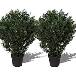Nearly Natural 4ft Boxwood Spiral Topiary UV Resistant Indoor Outdoor