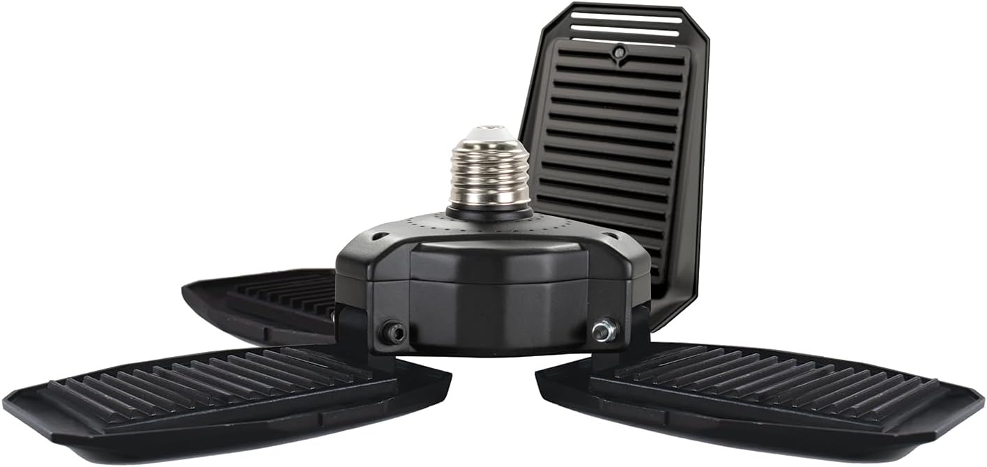 GT-Lite 15,000 Lumen LED Adjustable 4 Panel Bulb with panels folded.