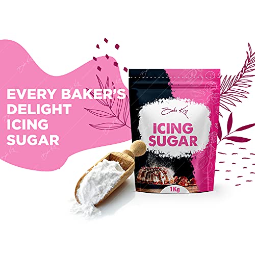 Image of BAKE KING Icing Sugar 1kg | Baking & Cooking | Icing Sugar for Cake Frosting