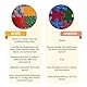 ORTOTO 12 Massage-Puzzle-Bodenmatten, orthopädische Spielmatte für Kinder, sensorisches Spiel, ineinandergreifende Bodenfliesen, Puzzlematten-Set (All-IN-ONE)