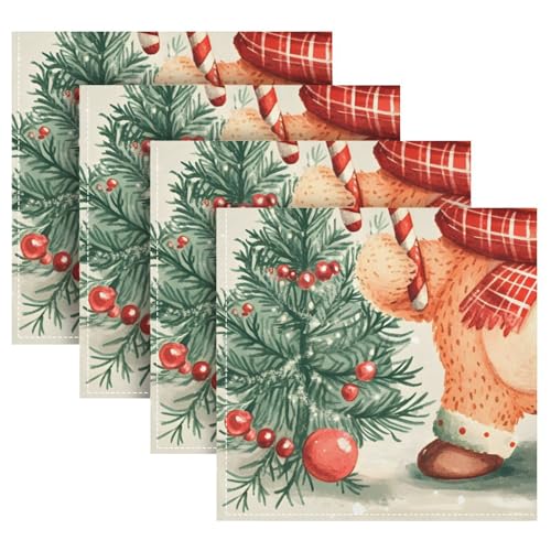 Servilletas de tela cuadradas STAYTOP pack x6 20x20 pulgadas miniatura 5