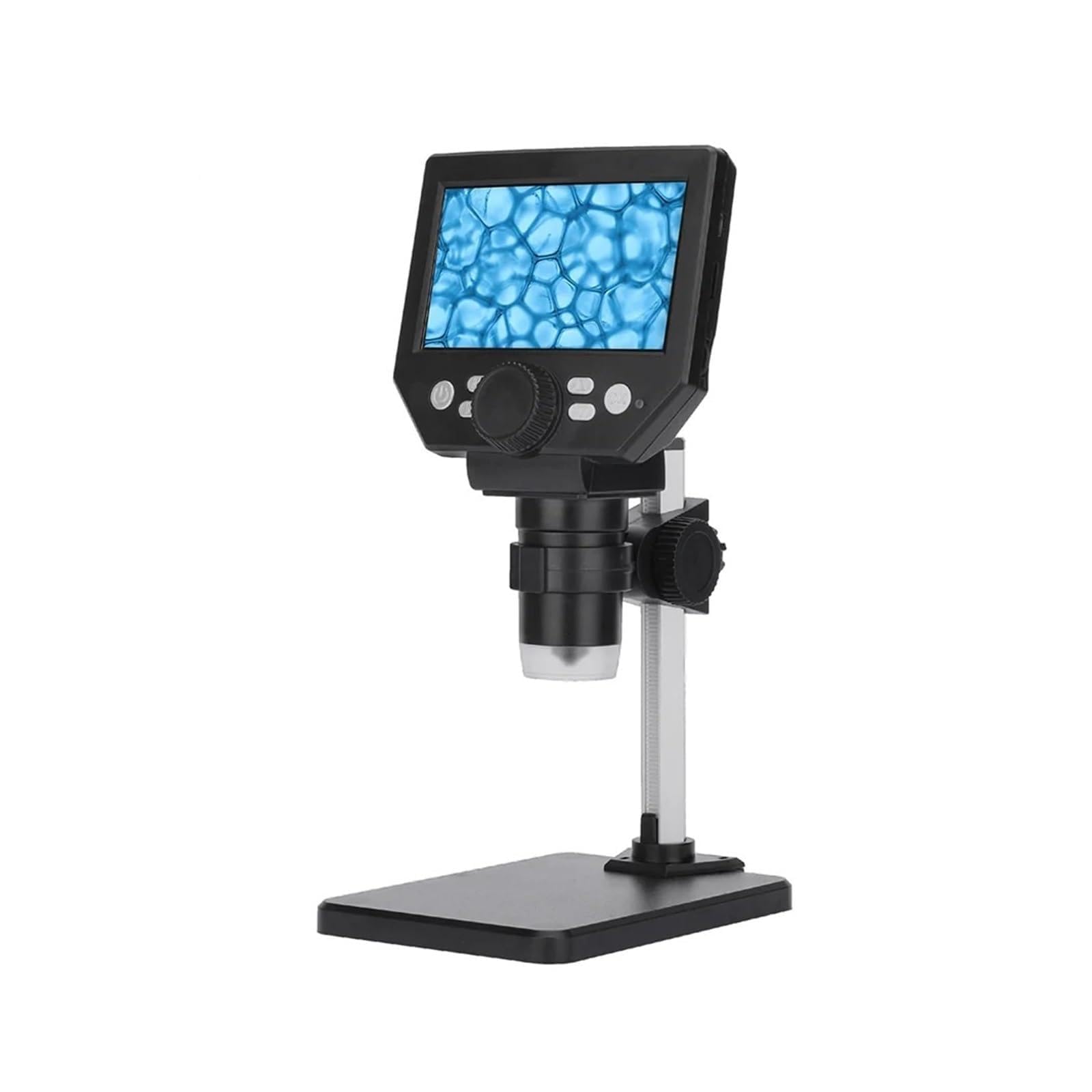 Microscopio electrónico Digital G1000 de 4,3 Pulgadas con Pantalla LCD Base Grande, 10 MP, Aumento amplificación Continua 1-1000X