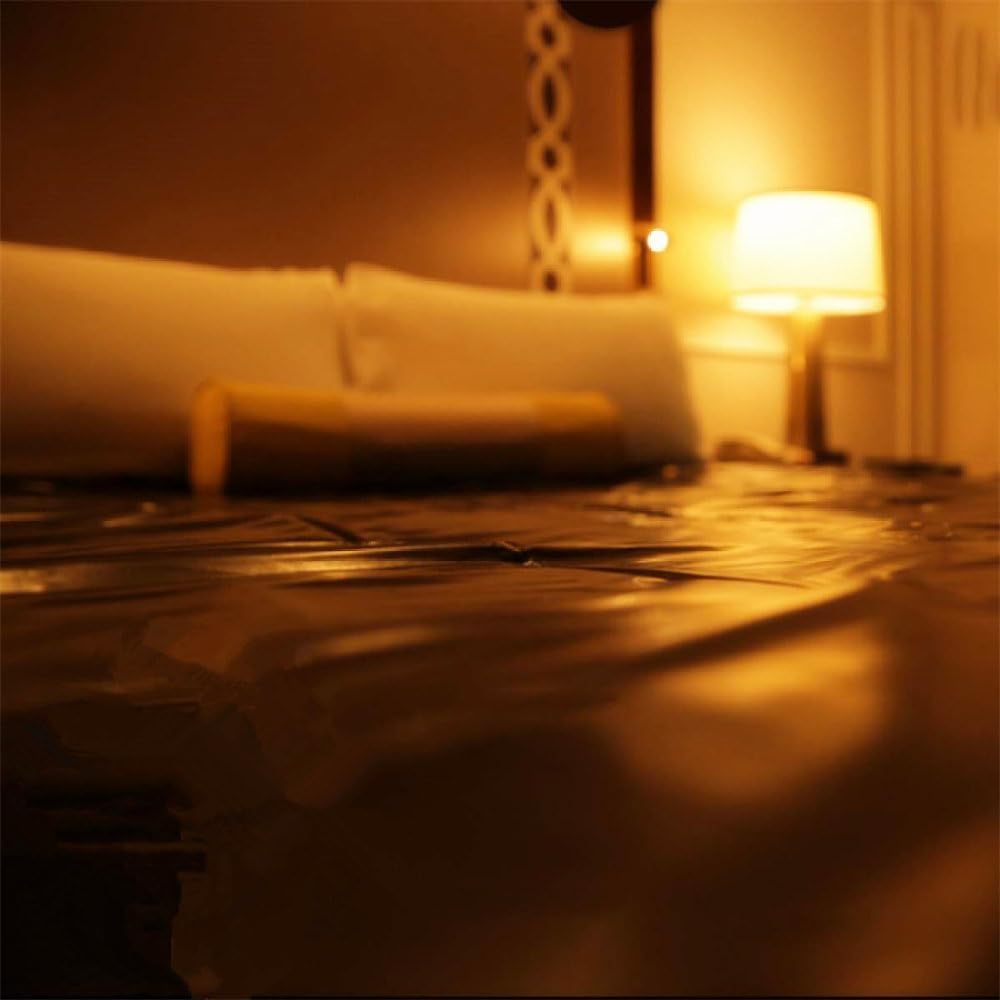 Copriletto da letto impermeabile e resistente all'olio nero, 130x220cm