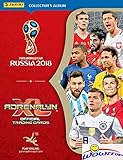 2018 Panini Adrenalyn XL FIFA World Cup Russia Collector's Album Binder with 30 Sheets that can hold over 500 Cards! PLUS HUGE 40 Page Checklist Magazine & Gameboard! Imported from Europe! WOWZZER!