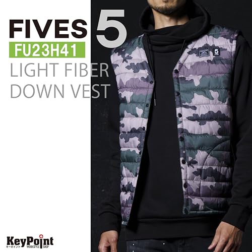 FIVES ライトファイバーダウンベスト FU23H41 の商品画像 1