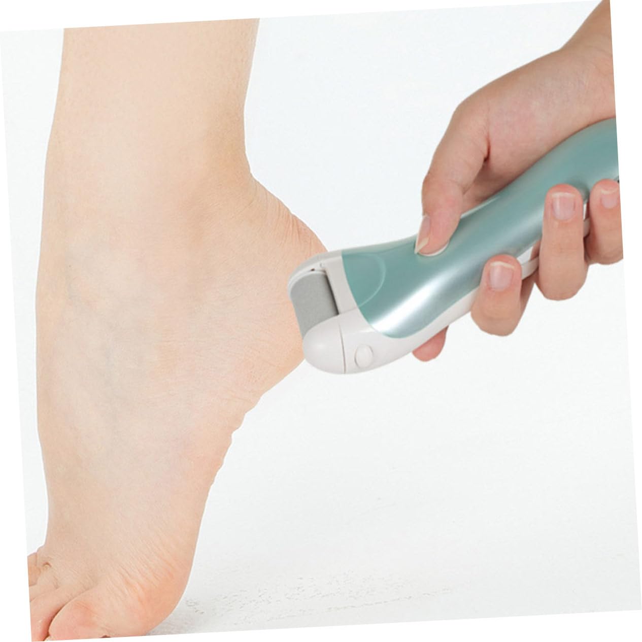 VALICLUD Lima Elettrica per Piedi Rimuovi Calli Batteria 1200mah Abs, Velocità Regolabile 1500-1800rpm, Accessorio Pedicure Pratico per Uso Domestico