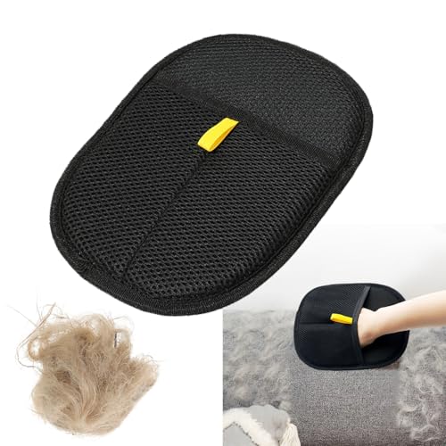 Image of Cat Grooming Gloves, Pet Hair Removal Glove for Cats & Dogs, 2025 New Upgrade Efficient Grooming Gloves for Pet Hair, Reusable Pet Hair Glove