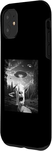 Miniatura 8 de iPhone 13 Pro Alien UFO Selfie Goat Spaceship Weirdcore Funny Goat Case