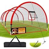 LTNKXUP 22/30FT Heavy-Duty Polyethylene Mesh Cage