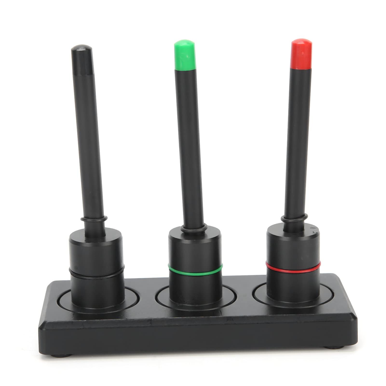 Generic Uhrenöler-Stift-Set, 3-teilig, Professionelles Präzisionswerkzeug für die Uhrenreparatur, 10,5 Cm Lang, Grün, Rot, Schwarz, Kunststoff-Ölstifte