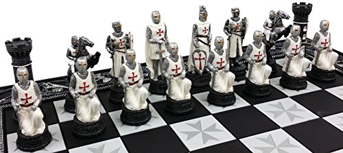 Juego de Ajedrez Medieval Times Crusades con Tablero 17 in miniatura 6
