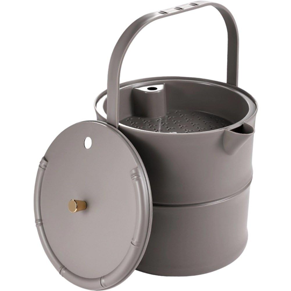 Seau de filtre à résidus de thé discret et compact idéal pour le bureau ou le salon