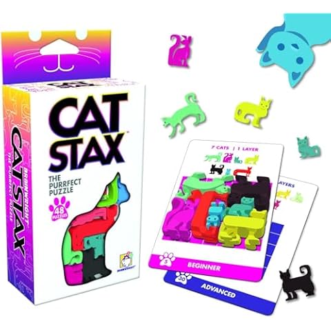Brainwright - Cat STAX - The Purrfect Puzzle - 48 Pieces Cover