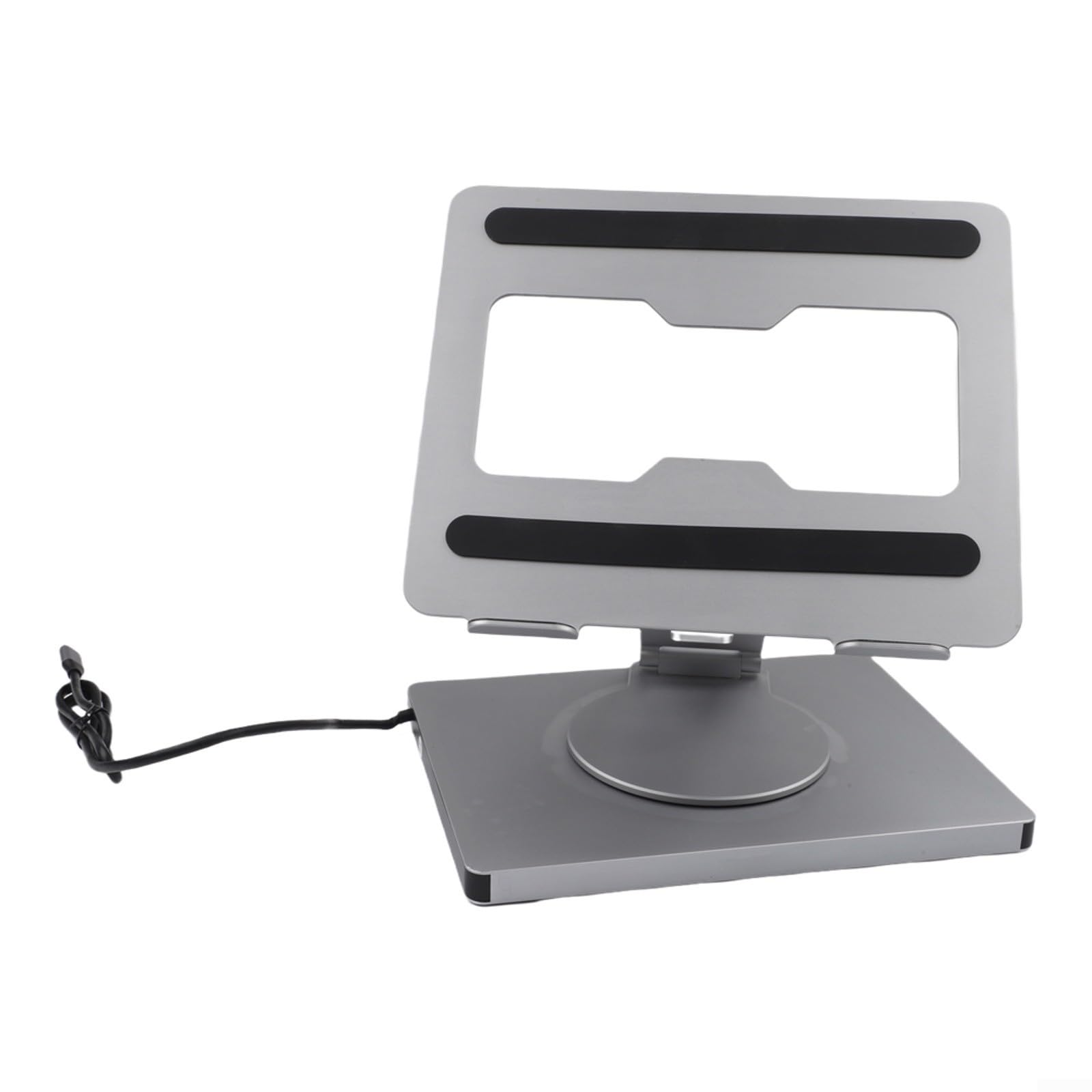 Uchwyt na laptopa USB C Hub 4K 60Hz srebrny