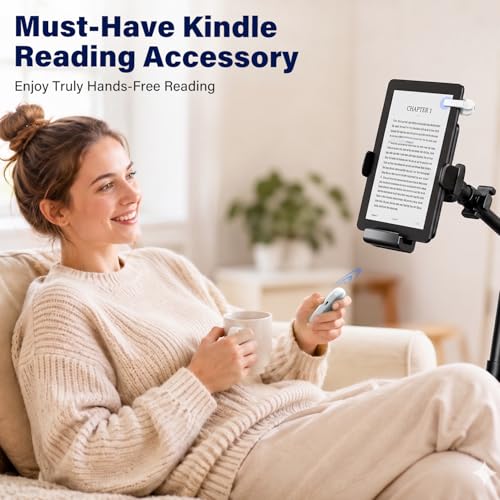 Image of Case-Friendly Page Turner for Kindle Paperwhite Oasis Kobo eReaders | Camera Camcorder Remote Controls, Page Turner Clicker for ipad Tablets Reading Novels with Wrist Strap Storage Bag