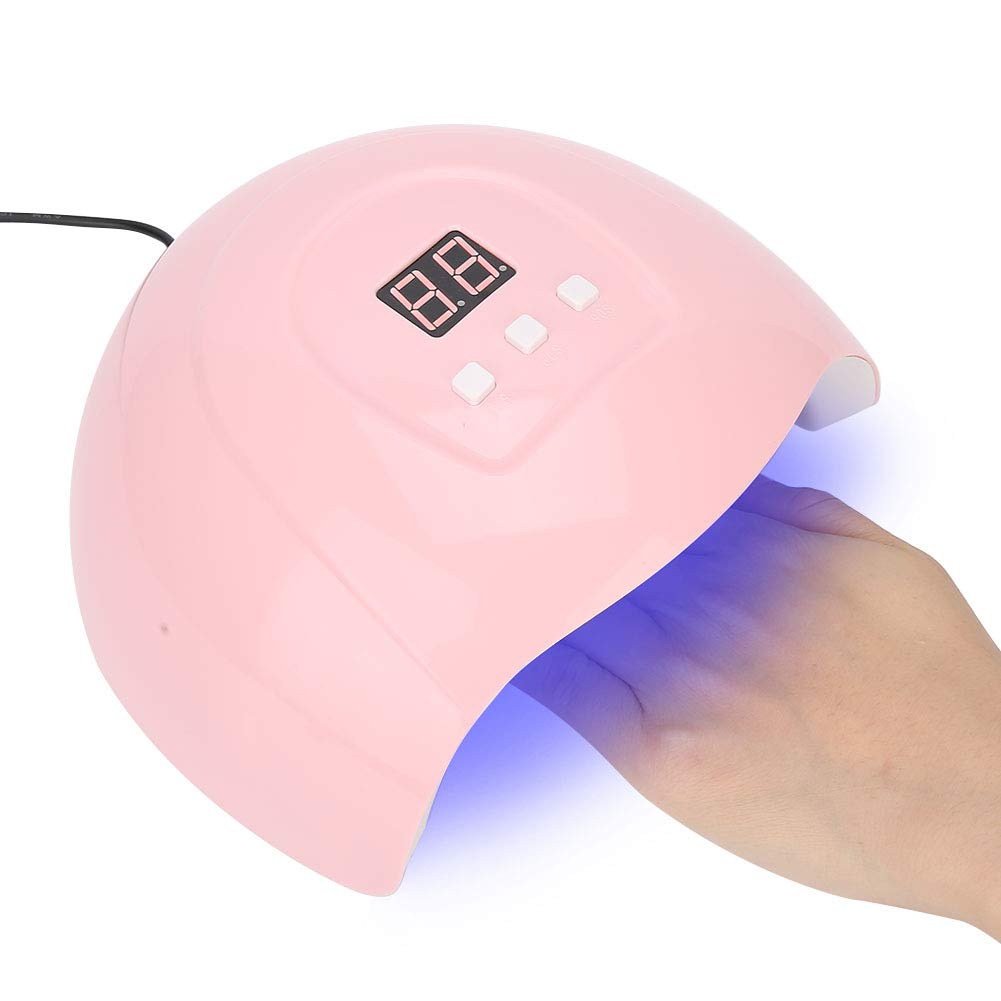 Lampa do paznokci, Pedicure Inteligentna lampa do zdobienia paznokci Suszarka do paznokci do utwardzania żelowego lakieru do paznokci, 30 s/60 s/90 s 3 timery, szybkie suszenie