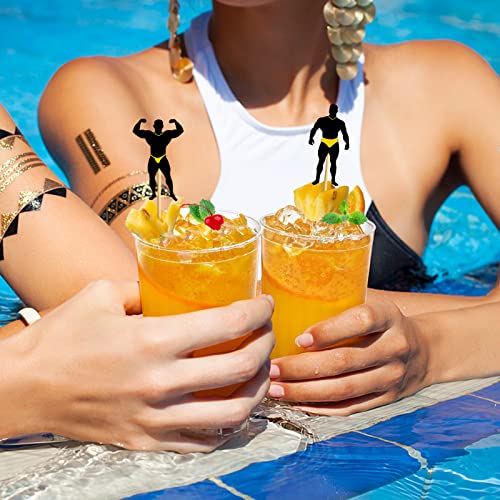 Blue Top 50 Pcs 6 Inch Bachelorette Cake/Cupcake Topper,Male And Felame Pole Dancer Cake Decorations For Birthday Party,Wedding Party,Bridal Shower Party,Housewarming Party,Cake Decorations Kits. #TOP6