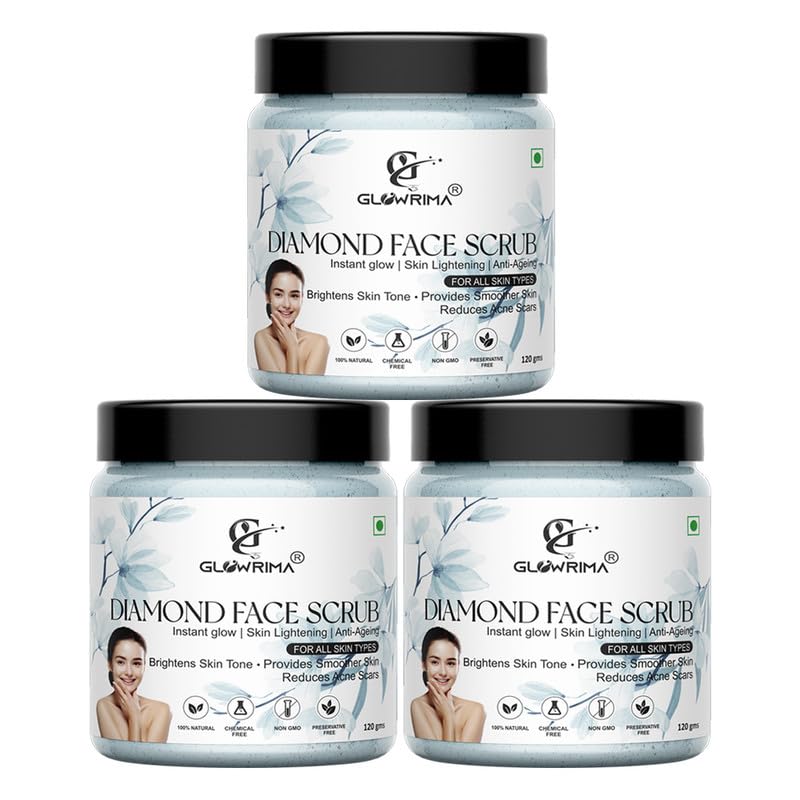 Glowrima Diamond Face & Body scrub | Tan Removal |Anti Aging |Suitable For Deep Exfoliation & Removing Dead Skin - 120gm (Pack of 1)-picture-26