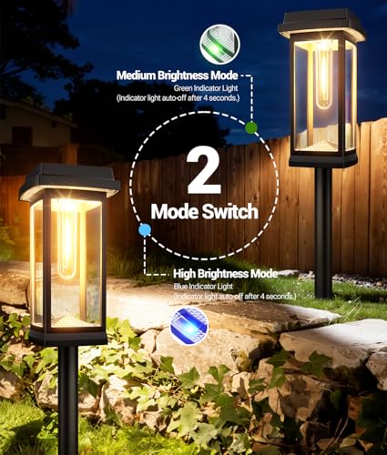 Solar 15 Hour Waterproof IP65 Pathway Lights, 8-Pack $25.30 AC - image 6