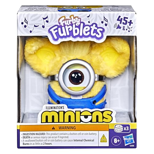 Furby Furblets Minions Mini-Plüschfigur (7,6 cm) zum Sammeln, elektronisches Spielzeug, offiziell lizenziert, ab 6 Jahren – Ansicht 2