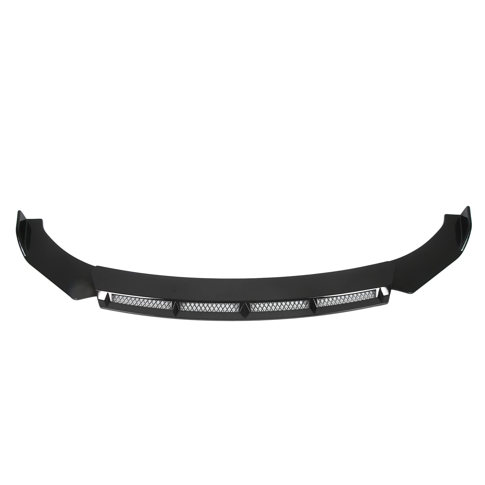 Kit de Labio de Parachoques Delantero Universal, 3 Piezas, Alerón de ala para Modificación de Automóvil, Negro
