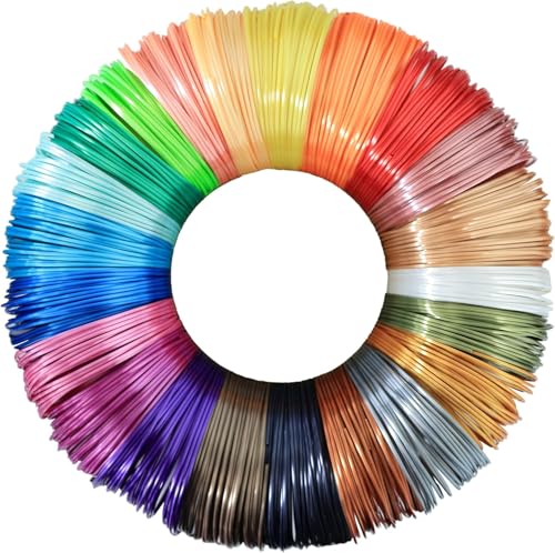 Image of Magicwand【30 Filaments】【5 Metres Each Total 150 Metres】 1.75 mm PLA Filaments for 3D Pens【Multicolored】