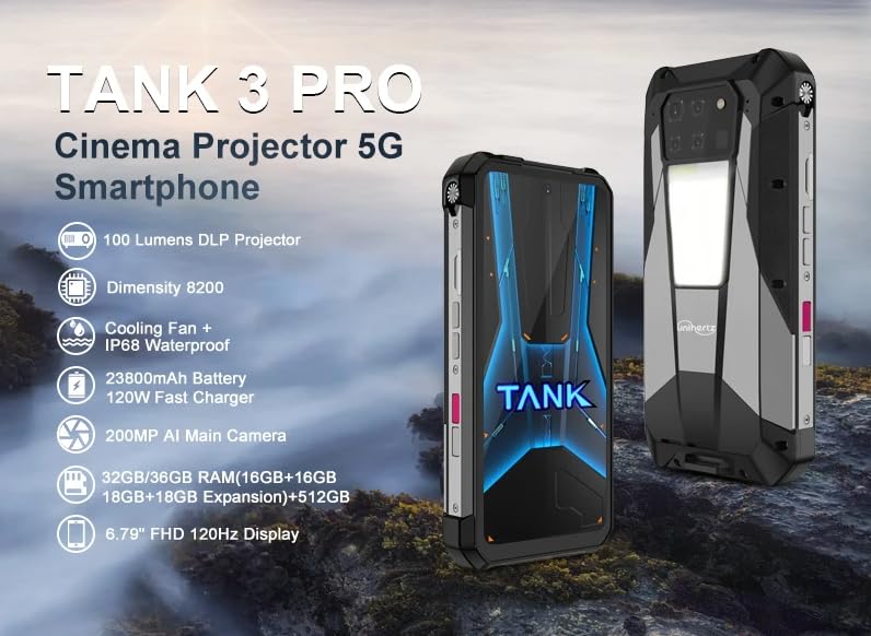 Amazon | 8849 Tank 3 Pro 5 Gプロジェクター携帯電話32 GB RAM 512 GB Amazon | 8849 Tank 3 Pro 5 Gプロジェクター携帯電話32 GB RAM 512 GB