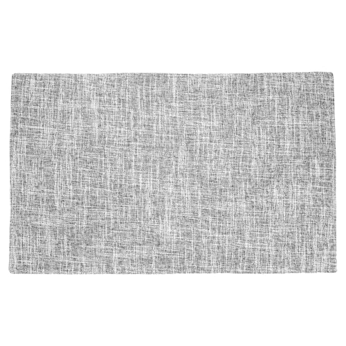 Sets de table rectangulaires lin gris argenté style haut de gamme