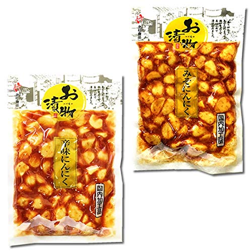 北杜食品　辛味にんにく＆みそにんにく　各1袋お試しセット