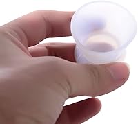 Vista 3 de Flexible Dental Lab Silicona Mezcla Taza Acrílico Antiadherente Tazón Dappen Plato (3PCS)