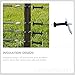 BUGUUYO Insulated Electric Fence Gate Handles 2pcs with Sturdy Plastic Grip for Farm and Outdoor Gate Hardware Tools