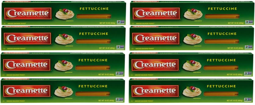 Pack Of 8 Fettuccine Pasta, 16 oz