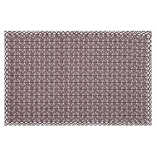 Image of LIVING ROOTS Cotton 1 King Size Bedsheet 86x104 inches (7.1x8.6 Feet) with 2 Pillow Cover| Rich Fast Colour with No Colour Bleeding | Soft & Skin Friendly (31-135-B)